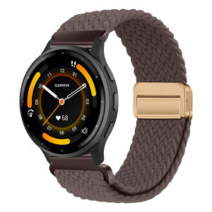 [KeeFos] 22mm �o���h Garmin Venu 4 45mm/Venu 3 45mm/2/Forerunner 570 47mm/265/255/Vivoactive 4/Active�Ή� �����o���h �i�C�����f�� ���C�o�b�N�� �}�O�l�b�g���o�b�N�� �ւ��x���g �L�k�� �T�C�Y���� �҂� �ʋC��