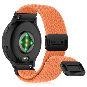 [CeiLarv] 22mm �o���h Garmin Venu 4 45mm/�K�[�~�� Venu 3 45mm/Venu 2/Vivoactive 4 /Active �p �i�C�����f�� �����o���h �҂ݍ��� �}�O�l�b�g�N���X�v ���v�x���g �ʋC�� �e�͐� �L�k�� �_� Garmin Forerunner 570