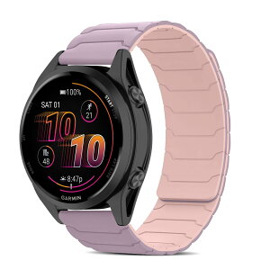 [CiimWaa] 22mm �o���h for Garmin Venu 4/3 45mm/vivoactive 4/Venu2 �p �V���R�� ���v�o���h ���͂Ȏ��C �X�}�[�g�E�H�b�`���� �}�O�l�b�g �_�炩�� �����^ �j�����p ���K�� �x���g �K�[�~�� garmin Forerunner 265