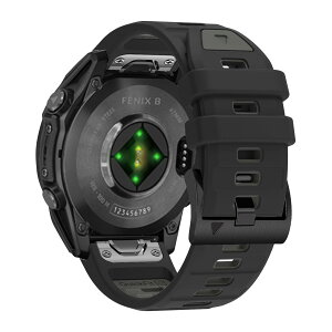 [VanHooc] Quickfit 22mm �o���h for Garmin Fenix 8 Pro/Quatix 8/Tactix 8 47mm �X�|�[�c�o���h �N�C�b�N�t�B�b�g �V���R���� �_�� �ʋC�� ��� ���i�K���� ������ �ϋv�� �\�t�g �����x���g �R���p�`�u�� �K�[