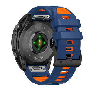 [VanHooc] Quickfit 22mm �o���h for Garmin Fenix 8 Pro/Quatix 8/Tactix 8 47mm �X�|�[�c�o���h �N�C�b�N�t�B�b�g �V���R���� �_�� �ʋC�� ��� ���i�K���� ������ �ϋv�� �\�t�g �����x���g �R���p�`�u�� �K�[