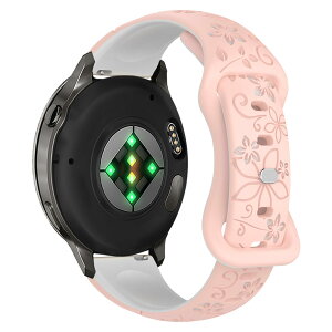 [SumNeol] 18mm �o���h Garmin(�K�[�~��) Venu 4 41mm/Venu 3S 41mm/2S/Forerunner 265S/255S/Vivoactive 4S 40mm/Vivomove 3S 39mm/Active S �Ή� �����x���g �V���R���f�� �o�b�N���t�� �ւ��x���g�ʋC�� �y�� �����\ �H���