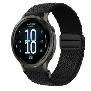 [KeeFos] 18mm �o���h Garmin(�K�[�~��) Venu 4 41mm/Venu 3S 41mm/2S/Forerunner 265S/255S/255S Music/Vivoactive 4S 40mm/Vivomove 3S 39mm/Active S/Move 3S �Ή� �����o���h �i�C���� �ґg �ւ��x���g ���C�o�b�N���t�� �}�O�l�b