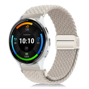 [YealRed] �o���h 22mm For Garmin Venu 4/3 45mm/Forerunner 570 47mm/Venu 2 /Vivoactive 4 �����p�X�g���b�v �e���i�C������ �ւ��x���g �ґg�X�g���b�v ���C�o�b�N�� �����x���g �}�O�l�b�g�o���h �R���p�`�u��