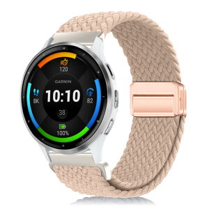 [YealRed] �o���h 22mm For Garmin Venu 4/3 45mm/Forerunner 570 47mm/Venu 2 /Vivoactive 4 �����p�X�g���b�v �e���i�C������ �ւ��x���g �ґg�X�g���b�v ���C�o�b�N�� �����x���g �}�O�l�b�g�o���h �R���p�`�u��