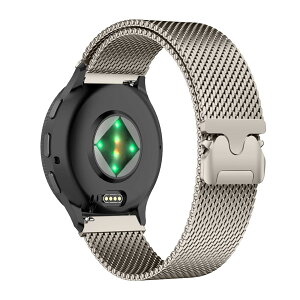 [HinZann] 22mm �X�e�����X �����p�x���g�AGarmin Venu 4 45mm/3 45mm/2�AD2 Air X15/vivoactive 4/Active �Ή��A�ւ� �o���h �}�O�l�b�g�A�~���l�[�[���[�v�A�������� ���b�V�� �ʋC �X�|�[�c�o�� Garmin Forerunner 5