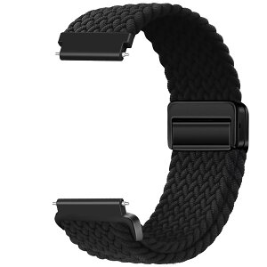 Issinlky 18mm �i�C�����҂݃o���h Garmin Venu 2S/Venu 3S/Vivomove 3S/Vivoactive 4S/Forerunner 255s/265s �Ή��AHuawei Watch GT5 41mm/GT4 41mm �p�N�C�b�N�����[�X�L�k���X�g���b�v