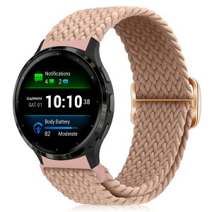 [MokaZii] 18mm �����o���h Garmin Venu 4 41mm/Venu 3S/Forerunner 265S /255S /255S Music �Ή� �ґg�����x���g �T�C�Y���߉\ �i�C������ �e�͐� �_�� �R���p�`�u�� Garmin Vivoactive 4S 40mm/3S 39mm/Active S/Venu 2S/Move 3S