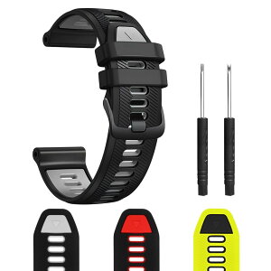 BUTEFO 22mm �\�t�g�V���R���X�g���b�v �X�|�[�c���X�g�o���h �����p�E�H�b�`�o���h Garmin Forerunner965/Forerunner955/Forerunner 945/Forerunner935/Fenix 7/Fenix 6/Fenix 5/Approach S70/Approach S62/Instinct Tide/Instinct Tactica
