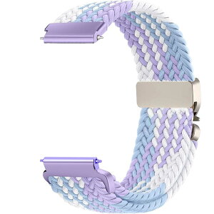 Issinlky 18mm �i�C�����҂݃o���h Garmin Venu 2S/Venu 3S/Vivomove 3S/Vivoactive 4S/Forerunner 255s/255s Music/265s �Ή� �N�C�b�N�����[�X�����p�e���X�g���b�v ���f�B�[�X �����Y