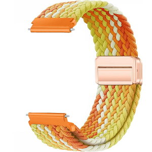 [Issinlky] 20mm �i�C�����҂݃o���h Samsung Galaxy Watch 7/6/5/4/FE 40mm 44mm/Garmin Venu Sq/Sq 2/Venu 2 Plus/Vivoactive 3/5/6/Amazfit GTS/Bip�Ή� �L�k���X�g���b�v ���� �j��