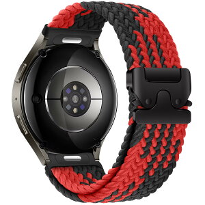 ���v�o���h22mm�ɑΉ�Huawei Watch GT 6/5/4/3/Runner 46mm�A�X�}�[�g�E�H�b�`�o���h�ɑΉ�Amazfit Bip 6/5/GTR 4�A�ɑΉ�Garmin Forerunner 265/255�����p�x���g�A�i�C�����A�����N���b�N�A�N�C�b�N�����[�X�i22mm/