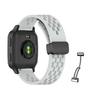 [Etsbaocy] 20MM �����p�o���h Amazfit Active/Amazfit GTR Mini/GTS 4/GTS 4 Mini/Amazfit Bip 3/Bip 3 Pro �Ή� �����x���g ���C�N���X ������ �V���R�� �X�g���b�v �_�炩�� �����Y�����f�B�[�X Garmin vivomove Trend/Garmi