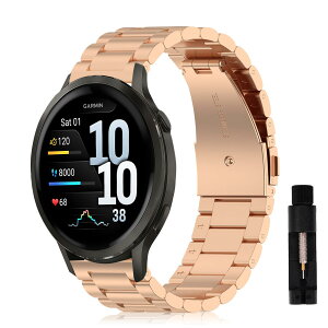 [AiMaoo] �o���h GARMIN(�K�[�~��) Venu 4 45mm �Ή� �����o���h �j�����p �����x���g �T�C�Y�����\ �r�W�l�X�� �X�e�����X ������� �����H��t�� Garmin Venu 4 45mm �p (���[�Y�S�[���h)