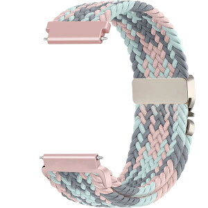 Issinlky 18mm �i�C�����҂݃o���h Garmin Venu 2S/Venu 3S/Vivomove 3S/Vivoactive 4S/Forerunner 255s/255s Music/265s �Ή� �N�C�b�N�����[�X�����p�e���X�g���b�v ���f�B�[�X �����Y