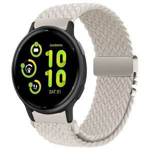 [AiMaoo] 20mm ���v�o���h Garmin Vivoactive 6/5/3/Forerunner 570 42mm/165/165 Music/Approach S44/S50 �Ή� �����x���g �ւ��x���g �L�k�� �i�C�����p���V���[�g�o�b�N���҂݃o���h �j�����p Garmin ForeAthlete 55/245/245