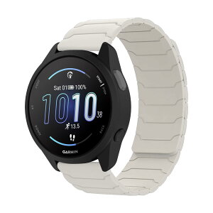[Hinnwer] 20mm �o���h Garmin Forerunner 570 42mm/Approach S50/S44/Garmin Vivoactive 6/5 �Ή� �V���R�� �o���h ���C�V���R�� ���v�x���g �X�|�[�c �_�炩�� �h�� �ւ��x���g�������� �����X�g���b�v �K�[�~�� For