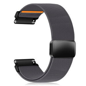 [RoSoki] �o���h 20mm 22mm �e���i�C�����o���h Huawei�AXiaomi�ASamsung�AAmazfit �AGarmin �Ή� �}�O�l�b�g�o�b�N�� �����x���g �����o���h �ւ��X�g���b�v �X�|�[�c ���v�x���g �L�k�� �y�� ���K�ŏ_��