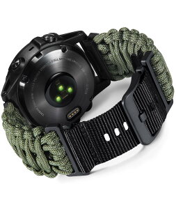 �R���p�`�u��Garmin �o���h 20mm/22mm/26mm �p���R�[�h �i�C��������҂ݍ��݃o���h �R�����p���R�[�h ?�łőϋv���̌�?�K�[�~���̃N�C�b�N�t�B�b�g��?�x���g�`���X�|�[�c ��?Instinct/��?