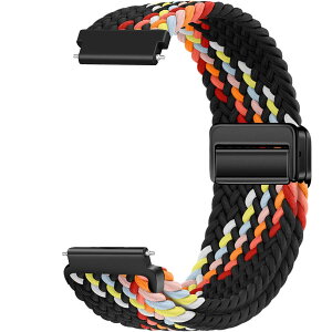 [Issinlky] 20mm �i�C�����҂݃o���h Samsung Galaxy Watch 7/6/5/4/FE 40mm 44mm/Garmin Venu Sq/Sq 2/Venu 2 Plus/Vivoactive 3/5/6/Amazfit GTS/Bip�Ή� �L�k���X�g���b�v ���� �j��
