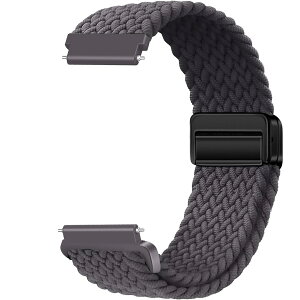 Issinlky 18mm �i�C�����҂݃o���h Garmin Venu 2S/Venu 3S/Vivomove 3S/Vivoactive 4S/Forerunner 255s/265s �Ή��AHuawei Watch GT5 41mm/GT4 41mm �p�N�C�b�N�����[�X�L�k���X�g���b�v