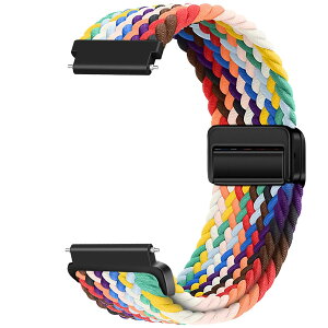[Issinlky] 20mm �i�C�����҂݃o���h Samsung Galaxy Watch 7/6/5/4/FE 40mm 44mm/Garmin Venu Sq/Sq 2/Venu 2 Plus/Vivoactive 3/5/6/Amazfit GTS/Bip�Ή� �L�k���X�g���b�v ���� �j��
