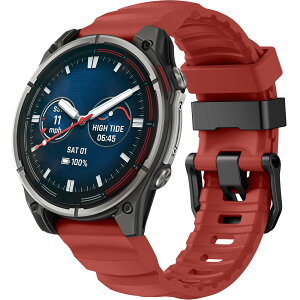 ���v�o���hGarmin Fenix 6/7/8�Ή��AQuickfit �o���h 22mm Garmin Fenix Pro/5/5 Plus�Ή��A�\�t�g�V���R���o���hForerunner 945/935/Approach S60/S62�Ή� �K�[�~�� 22mm �x���g�j�����p (���b�h)