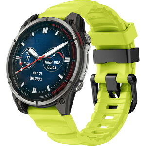 ���v�o���hGarmin Fenix 6/7/8�Ή��AQuickfit �o���h 22mm Garmin Fenix Pro/5/5 Plus�Ή��A�\�t�g�V���R���o���hForerunner 945/935/Approach S60/S62�Ή� �K�[�~�� 22mm �x���g�j�����p (���C���O���[��)