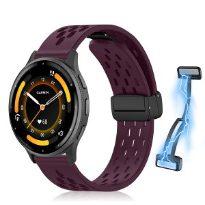 [KeeFos] 22mm �o���h Garmin(�K�[�~��) Venu 4 45mm/Venu 3 45mm/2/Forerunner 570 47mm/265/255/Vivoactive 4/Active�Ή� �����o���h �X�|�[�c�o���h �����x���g �����x���g ���߉\ �ʋC�� �_�炩�� �R���p�`�u�� (��