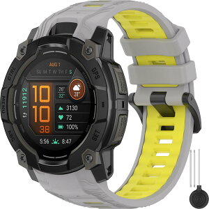 �Ή� Garmin Instinct 3 �V���R�[���o���h 2�F �^���^�C�v �y�� �\�t�g�x���g �ʋC�� �h���h�� �A�E�g�h�A �ϏՌ� �X�|�[�c���[�v �j�����p �_�� �K�[�~���C���X�e�B���N�g 3 45mm �݊��� �O���[�{