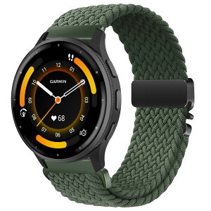 [AiMaoo] 22mm ���v�o���h Garmin Venu 4 45mm/Venu 3 2/Forerunner 570 47mm/265/265 Music/255/255 Music/Vivoactive 4 �Ή� �����x���g �ւ��x���g �L�k�� �i�C�����p���V���[�g�o�b�N���҂݃o���h Huawei Watch GT 5 Pro 5 4 3 2
