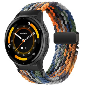 [AiMaoo] 22mm ���v�o���h Garmin Venu 4 45mm/Venu 3 2/Forerunner 570 47mm/265/265 Music/255/255 Music/Vivoactive 4 �Ή� �����x���g �ւ��x���g �L�k�� �i�C�����p���V���[�g�o�b�N���҂݃o���h Huawei Watch GT 5 Pro 5 4 3 2