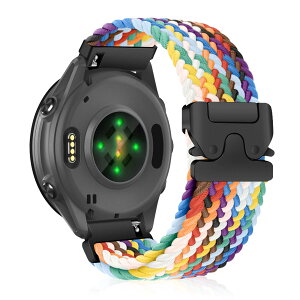 [CiimWaa] 22mm �o���h for Garmin(�K�[�~��) Venu 4/3 45mm/vivoactive 4/Venu 2 �p �����o���h �҂ݍ��� ���v�x���g �N�C�b�N�����[�X ���v�o���h �_�炩�� �ʋC�� �����p�x���g Garmin Forerunner 265/255 /255 Music/Fo