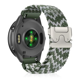 [CiimWaa] 20mm �o���h for Garmin Forerunner 570 42mm/Garmin Vivoactive 6/5/Approach S50/S44 �p �����o���h �҂ݍ��� ���v�x���g �N�C�b�N�����[�X ���v�o���h �_�炩�� �ʋC�� �����p�x���g �K�[�~�� Forerunner 165/