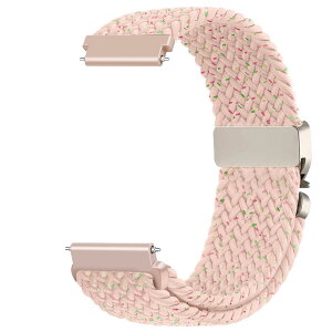 [Issinlky] 20mm �i�C�����҂݃o���h Samsung Galaxy Watch 7/6/5/4/FE 40mm 44mm/Garmin Venu Sq/Sq 2/Venu 2 Plus/Vivoactive 3/5/6/Amazfit GTS�Ή� �L�k���X�g���b�v ���f�B�[�X �����Y