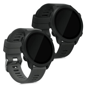 2x �����x���g �Ή�: Garmin Forerunner 55 �o���h - �V���R���o���h �\�t�g TPU �ϋv�� ���F/�O���[