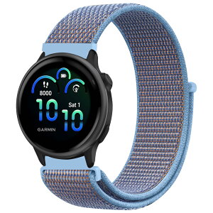 [MosFoil] Garmin Forerunner 570 42mm/Vivoactive 6/5/Forerunner 165/vivomove Trend �Ή� �����o���h �x���N���f�U�C�� 20mm �����x���g �K�[�~�� ���B���H�A�N�e�B�u 6 �ґg�o���h �i�C������ �e�͐� �_�炩���y��