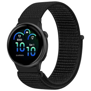 [MosFoil] Garmin Forerunner 570 42mm/Vivoactive 6/5/Forerunner 165/vivomove Trend �Ή� �����o���h �x���N���f�U�C�� 20mm �����x���g �K�[�~�� ���B���H�A�N�e�B�u 6 �ґg�o���h �i�C������ �e�͐� �_�炩���y��