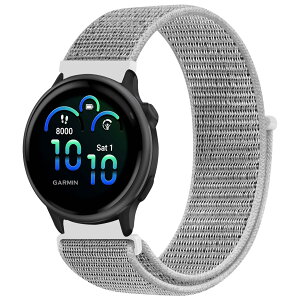 [MosFoil] Garmin Forerunner 570 42mm/Vivoactive 6/5/Forerunner 165/vivomove Trend �Ή� �����o���h �x���N���f�U�C�� 20mm �����x���g �K�[�~�� ���B���H�A�N�e�B�u 6 �ґg�o���h �i�C������ �e�͐� �_�炩���y��