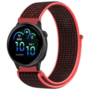 [MosFoil] Garmin Forerunner 570 42mm/Vivoactive 6/5/Forerunner 165/vivomove Trend �Ή� �����o���h �x���N���f�U�C�� 20mm �����x���g �K�[�~�� ���B���H�A�N�e�B�u 6 �ґg�o���h �i�C������ �e�͐� �_�炩���y��