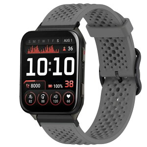 [Lamshaw] for Garmin Venu X1 �X�}�[�g�E�H�b�`�����o���h,�V���R���� �����o���h �h�� �X�|�[�c�x���g �ʋC �y�� �_�炩 ���v�ւ��x���g �Ή� Garmin Venu X1 �X�}�[�g�E�H�b�` (�O���[, 24mm)