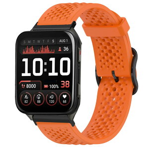 [Lamshaw] for Garmin Venu X1 �X�}�[�g�E�H�b�`�����o���h,�V���R���� �����o���h �h�� �X�|�[�c�x���g �ʋC �y�� �_�炩 ���v�ւ��x���g �Ή� Garmin Venu X1 �X�}�[�g�E�H�b�` (�I�����W, 24mm)
