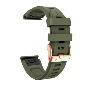 MOQIAN 20 mm for Garmin Fenix 5s/Fenix 6s/Fenix 7s ���v�o���h �����x���g�V���R�[���S�� �r���v�X�g���b�v �h�� 20 mm for FGarmin Fenix 6s pro/Fenix 5s plus �Ή� (Armygreen)