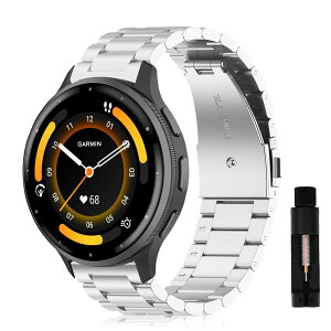 [AiMaoo] �o���h GARMIN(�K�[�~��) Venu 3 �Ή� �����o���h �����x���g �T�C�Y�����\ �r�W�l�X�� �X�e�����X ������� �����H��t�� GARMIN(�K�[�~��) Venu 3 �p �x���g (�V���o�[)
