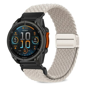 [VanHooc] Quickfit 26mm �o���h Garmin Fenix 8 /8 Pro 51mm /Quatix 8 /Tactix 8 51mm /Enduro 3 �i�C���� �N�C�b�N�t�B�b�g �u���C�f�b�h �ґg �L�k�� �}�O�l�b�g �o�b�N�� �ʋC�� ��� ���C�o�b�N�� ���i�K���� ��