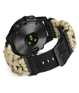 �R���p�`�u��Garmin �o���h 20mm/22mm/26mm 550�p���R�[�h �i�C���� �҂ݍ��݃o���h �R�����p���R�[�h ?�łőϋv���̌�?�K�[�~���̃N�C�b�N�t�B�b�g��?�x���g�`���X�|�[�c ��?Fenix/��?Tactix/