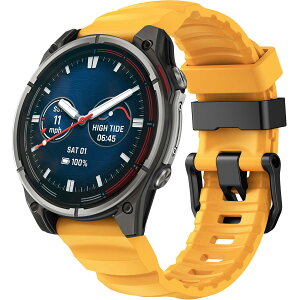 ���v�o���hGarmin Fenix 6/7/8�Ή��AQuickfit �o���h 22mm Garmin Fenix Pro/5/5 Plus�Ή��A�\�t�g�V���R���o���hForerunner 945/935/Approach S60/S62�Ή� �K�[�~�� 22mm �x���g�j�����p (�T���Z�b�g�C�G���[)