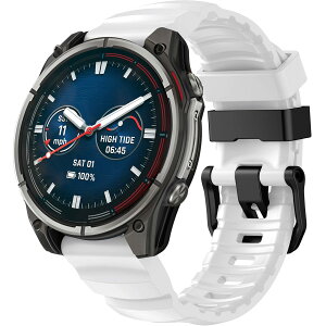 ���v�o���hGarmin Fenix 6/7/8�Ή��A22mm�N�C�b�N�t�B�b�g�����p�x���gGarmin Fenix Pro/5/5 Plus�Ή��A�\�t�g�V���R���o���hForerunner 945/935/Approach S60/S62�Ή� �j�����p (�z���C�g)