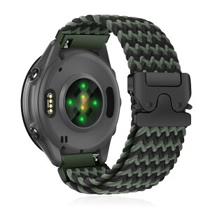 [CiimWaa] 20mm �o���h for Garmin Forerunner 570 42mm/Garmin Vivoactive 6/5/Approach S50/S44 �p �����o���h �҂ݍ��� ���v�x���g �N�C�b�N�����[�X ���v�o���h �_�炩�� �ʋC�� �����p�x���g �K�[�~�� Forerunner 165/