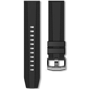 22mm �t�b�f�S���r���v�o���h Huawei Watch GT6 Pro/GT6/GT 5 Pro/GT 5/GT 4/GT 3/GT 2(46mm)�Ή��AFKM�������v�o���h Amazfit Helio/Bip 6/5�AGarmin Venu 4/3/2�AGarmin Forerunner/255/265�ɑΉ��A�t���I���G���X�g�}�[�o���h